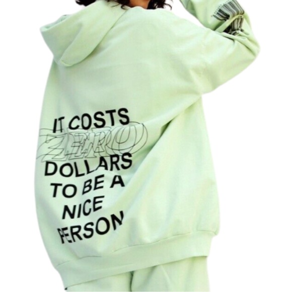 Mayfair 'It Costs $0.00 To Be A Nice Person' Hoodie - Picture 5 of 6